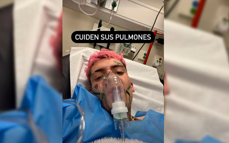 Marcianeke preocupó a sus fanáticos: dejó consejo de los pulmones