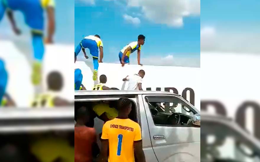 VIDEO. Equipo de fútbol saltó muro para evitar "magia negra"