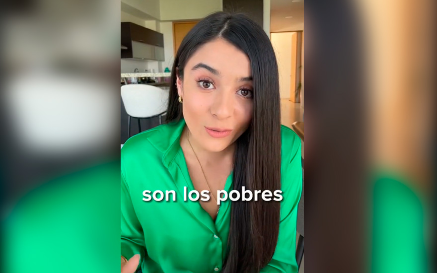 Tiktoker se viralizó por decir que «los clasistas son los pobres»
