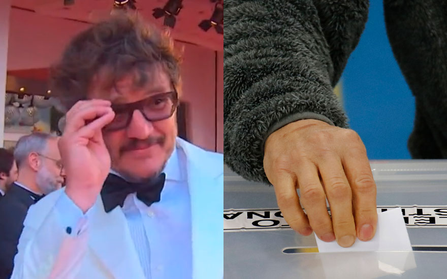 Pedro Pascal pone en riesgo su voto por el Apruebo