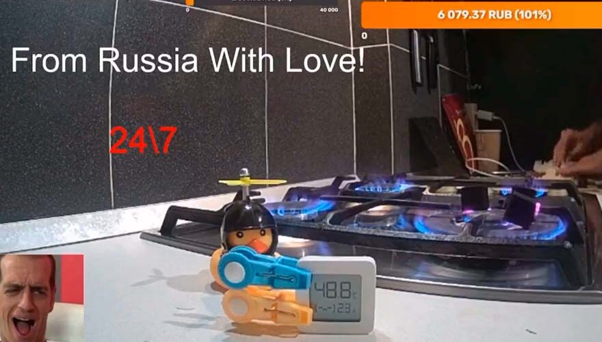 VIDEO. Banean streamer ruso que se burlaba por el costo del gas