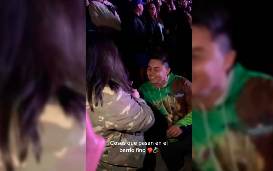 VIDEO. Romántico pidió matrimonio en concierto de Daddy Yankee
