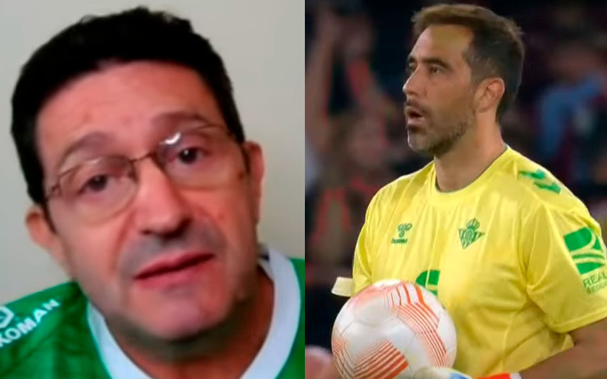 Vito de Palma se la jugó con férrea defensa de Claudio Bravo