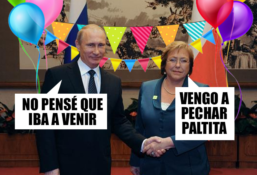 HUMOR. ¡Fotos exclusivas del cumpleaños de Putin y sus invitados!