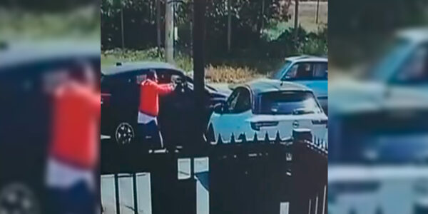 VIDEO. Hombre en San Bernardo evitó portonazo con un arma