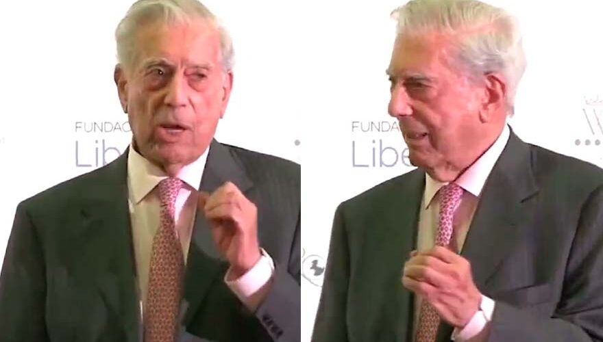 VIDEO. El comentado lapsus de Mario Vargas Llosa con nombre