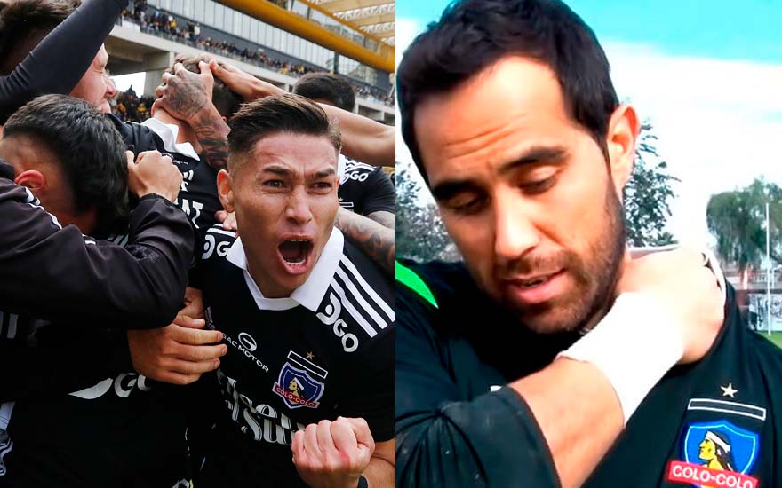 Claudio Bravo ilusionó a Colo Colo tras lograr su estrella 33