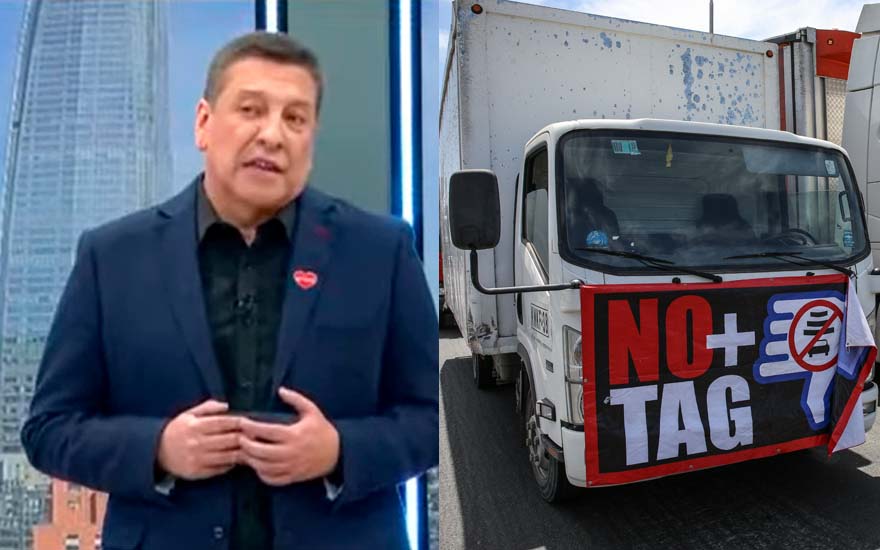 JC Rodríguez y descargo en protesta "No + Tag" contra el gobierno