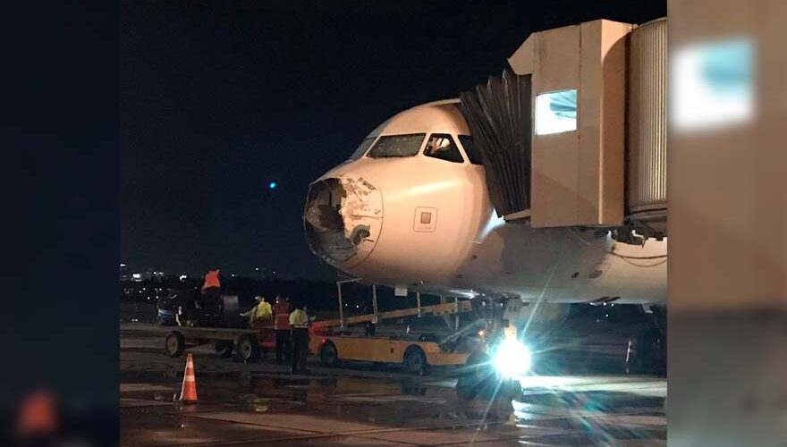 La insólita respuesta de piloto de avión a Asunción por tormenta