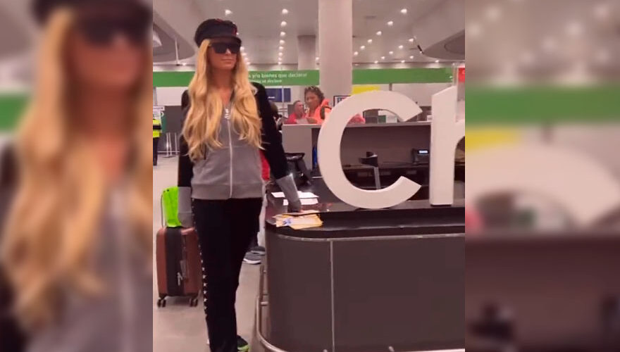VIDEO. El comentario que se coló en video de Paris Hilton en Chile