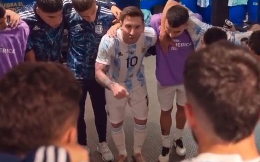 VIDEO. Filtran arenga de Messi previo a clave Copa América
