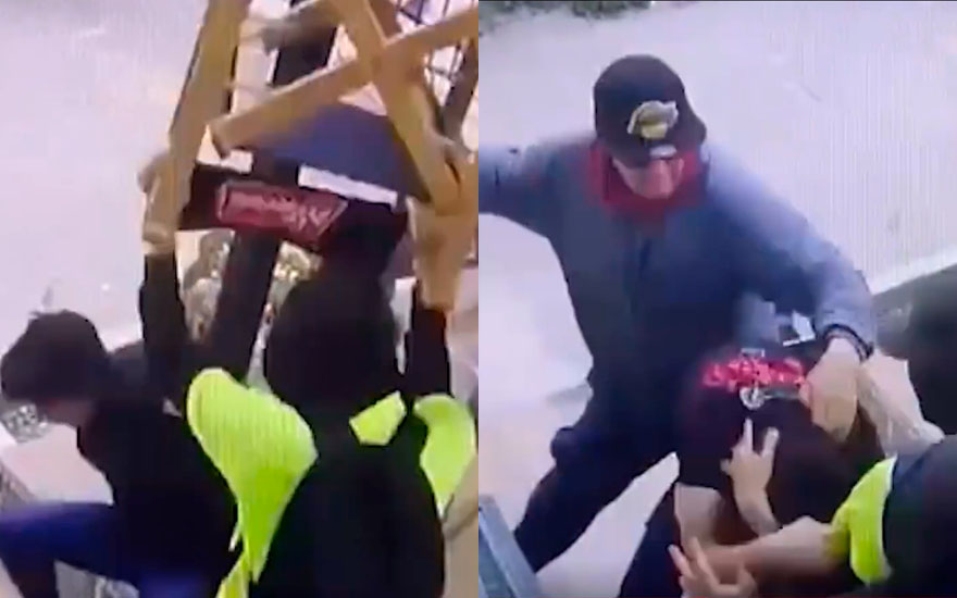 VIDEO. La brutal golpiza en Algarrobo en pelea de estacionamiento