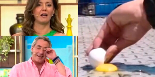 VIDEO. Equipo de Canal 13 cocinó huevo en paro de camioneros