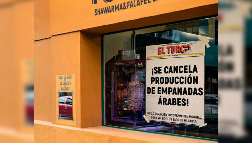 Bar en Argentina sacó del menú empanadas árabes tras derrota