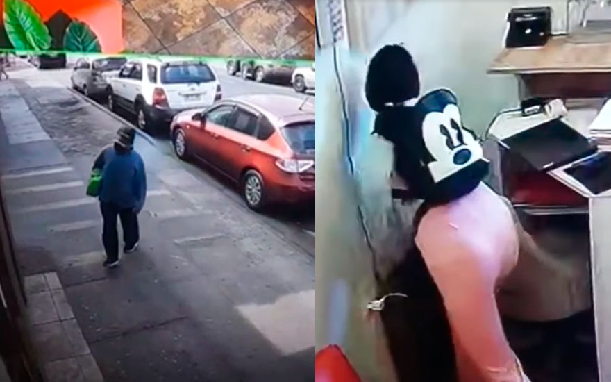 VIDEO. Padre devolvió objetos que robó su hija a local en Arica