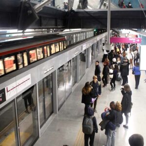 FOTO. Metro de Santiago reveló sus trenes para la Línea 7