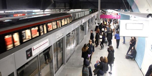FOTO. Metro de Santiago reveló sus trenes para la Línea 7