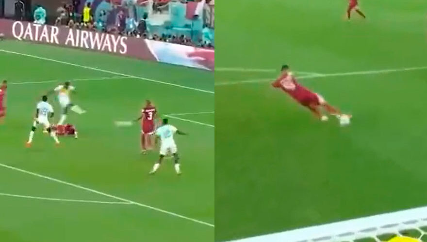 VIDEO. El error de jugador de Qatar que acabó en gol de Senegal