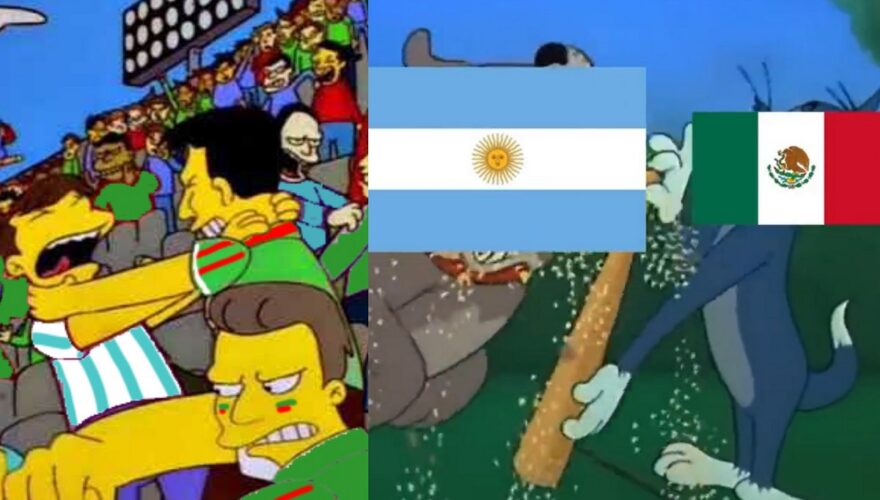 Los memes con que se enfrentan hinchas de Argentina y México