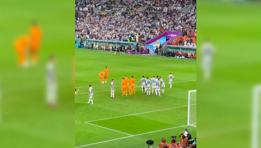 VIDEO. Critican a Messi por imagen frente a Países Bajos