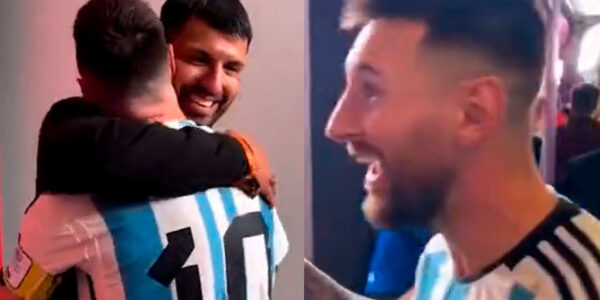 VIDEO. El encuentro de Messi y el Kun Agüero en Qatar