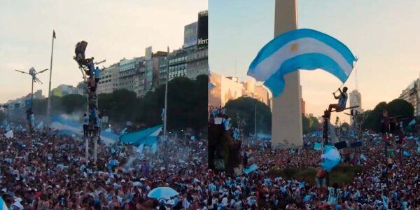 VIDEO. La celebración en Buenos Aires tras ganar Qatar 2022
