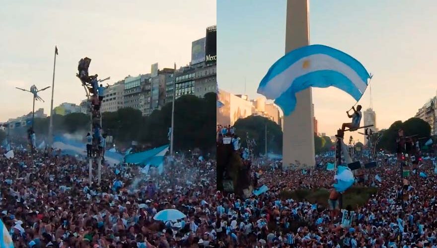 VIDEO. La celebración en Buenos Aires tras ganar Qatar 2022