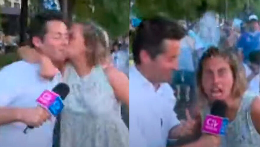 VIDEO. Hincha argentina besa a Humberto Sichel en celebraciones