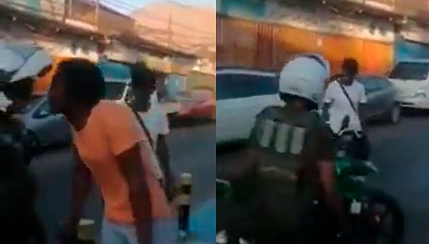VIDEO. Hombre le dio cabezazo a carabinero en Iquique