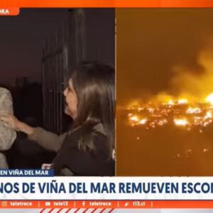 Mónica Pérez se llenó de críticas por pregunta a damnificado por incendio en Viña