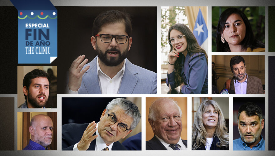 Veintiún personajes públicos que protagonizaron la política nacional el 2022.