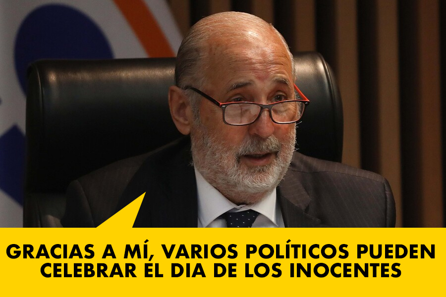 HUMOR. El saludo de Jorge Abbott en el día de los inocentes