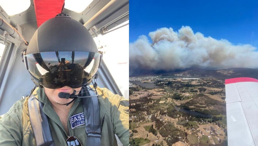 Piloto de CONAF cuenta su experiencia en el combate a Incendios forestales