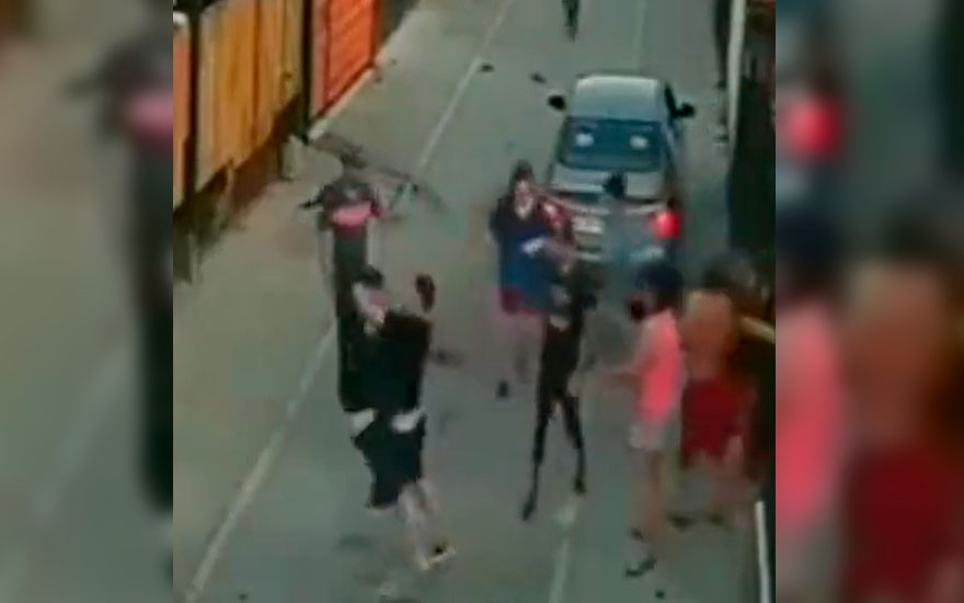 VIDEO. Registro desmiente encerrona de carabinero en Puente