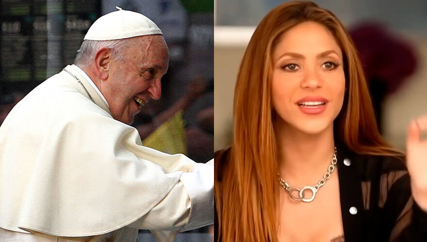 Papa Francisco se llena de respuestas por canción de Shakira