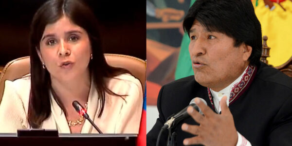 Diputada republicana acusa a Evo Morales de atacar Chile y Perú