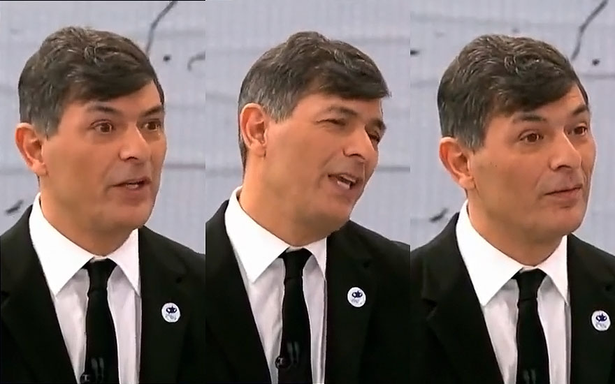 Tres momentos de la primera entrevista de Parisi al volver a Chile