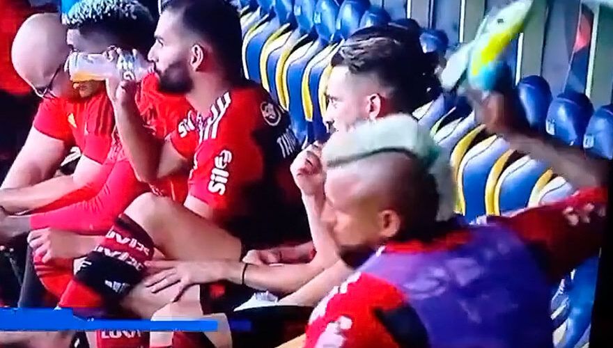 La rabieta de Arturo Vidal en el Flamengo que no dejó pasar el DT