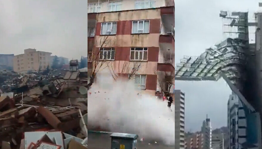 Las imágenes que dejó terremoto en Turquía de 7.8 en magnitud
