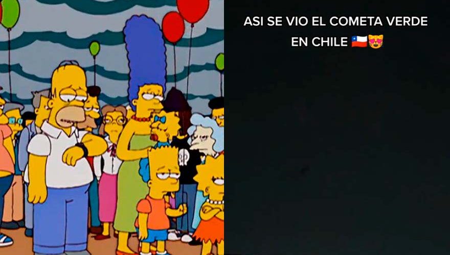 Los memes que dejó el cometa verde que dejó pagando a Chile