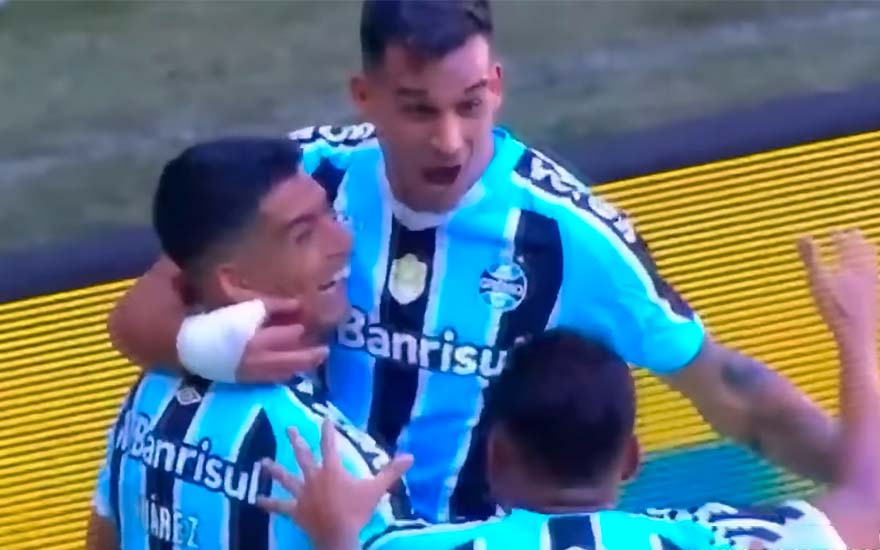 La jugada de Luis Suárez en Gremio por la que entró la policía