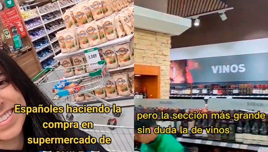 Españoles quedan locos por productos que se venden en Chile
