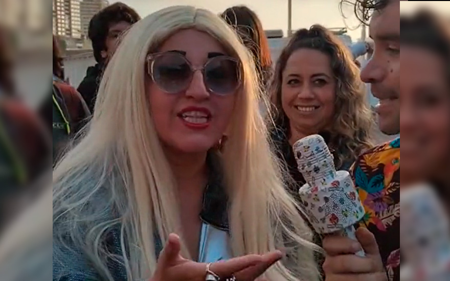 Raquel Castillo y las "Christina Aguilera" se toman Viña