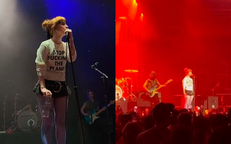 Hayley Williams pidió al Movistar quedarse quieto por desmayos