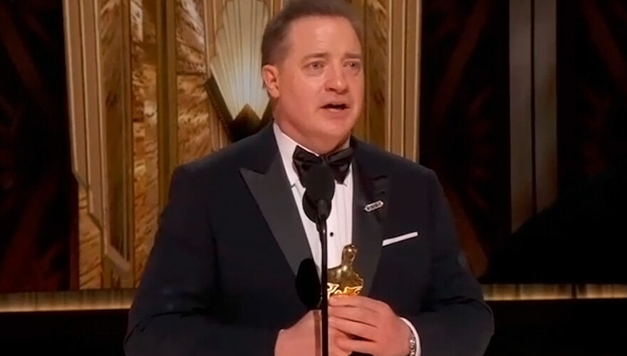 Revive el emotivo discurso de Brendan Fraser en los Oscar 2023