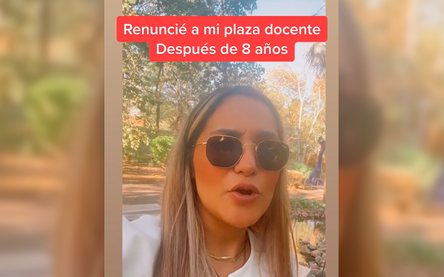 Profesora explica por qué renunció tras 8 años: su razón es viral
