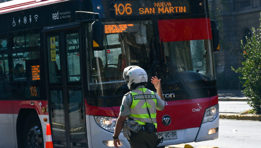 Las cifras de evasión de buses RED en su segundo peak más alto