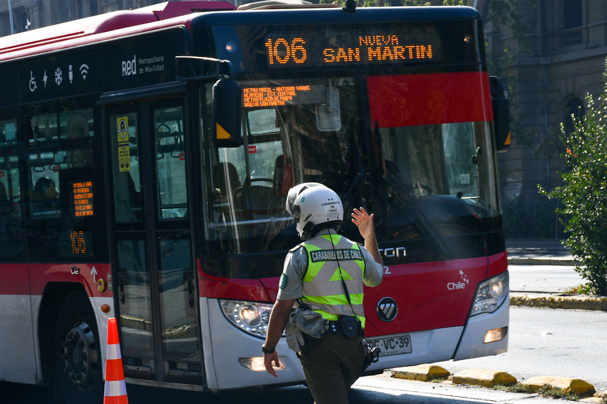 Las cifras de evasión de buses RED en su segundo peak más alto