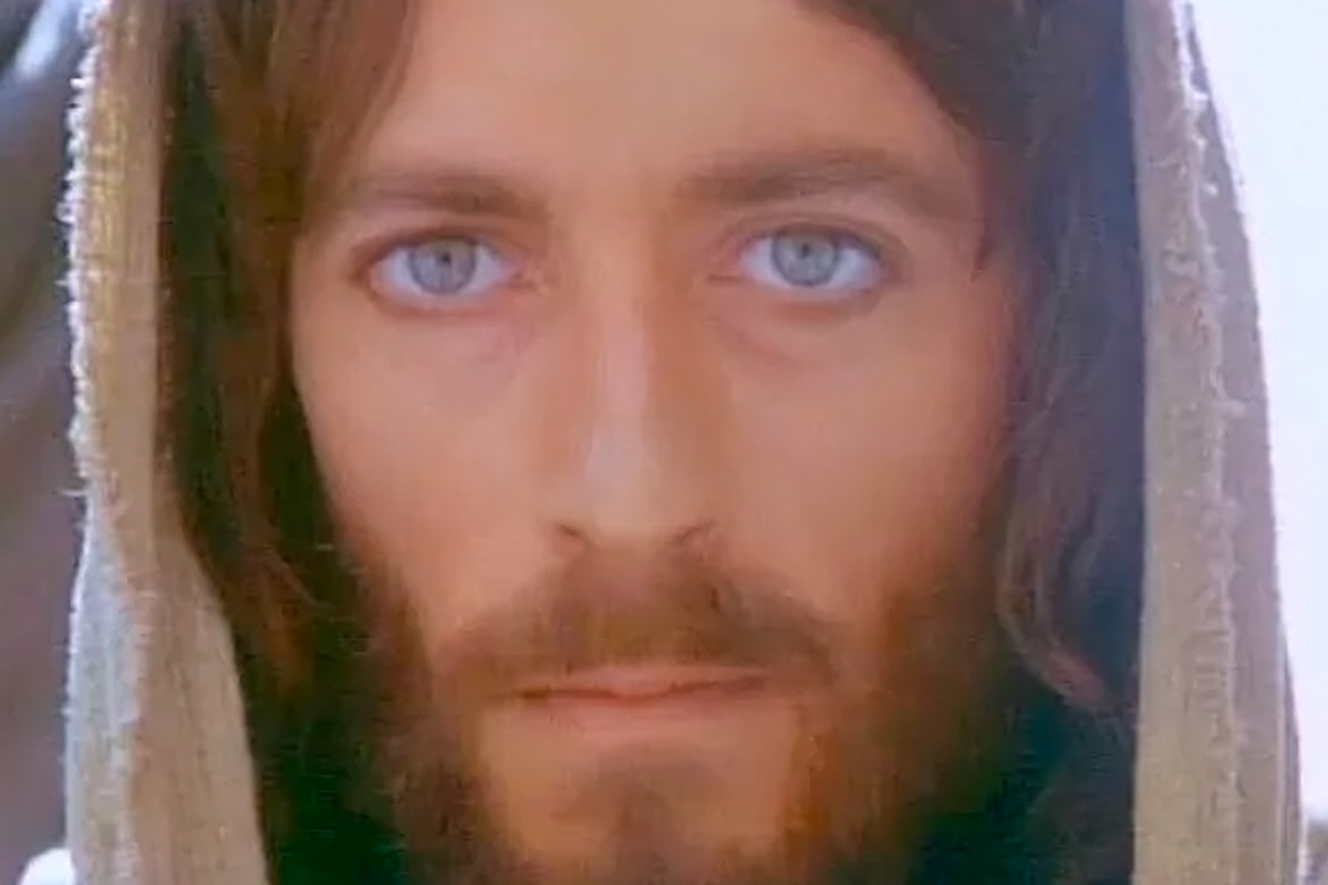 Robert Powell como Jesucristo en Jesús de Nazaret