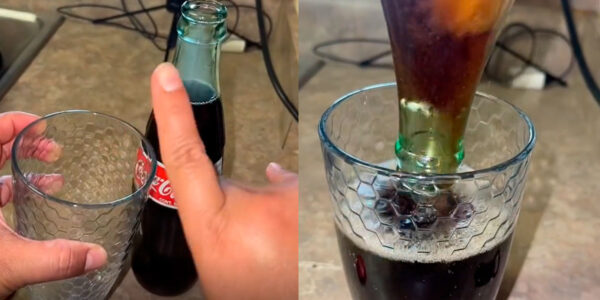Mujer explica cómo servir Coca-Cola sin espuma con simple modo
